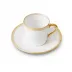 Double Filet Gold Coffee Cup & Saucer