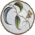 Antique Forest Leaves Dinner Plate 10.5 in Rd