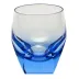 Bar Tumbler Water Aquamarine Lead-Free Crystal, Cut 220 Ml
