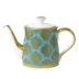 Bristol Belle Turquoise Full Coverage Small Tea Pot 20.25 oz