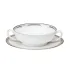 Excellence Grey Cream Soup Saucer (Special Order)