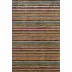 Brindle Stripe Spice Hand Loom Knotted Wool Rug 2.5x8