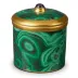 Malachite Candle 3.5 x 4.5" - 9 x 11cm / 12.5oz - 350g