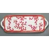 Cristobal Red Long Cake Serving Plate 15.7 x 5.9 in.