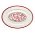 Cristobal Red Oval Dish/Platter / Platter 16.1 x 11.811 in.