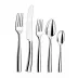 Silhouette Silverplated 5 Pc Setting (Table Knife, Table Fork, Dessert/Salad Fork, Dessert/Soup Spoon, Tea Spoon)
