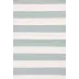 Catamaran Stripe Light Blue/Ivory Handwoven Indooor/Outdoor Rug 10' x 14'