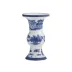 Blue Canton Shang Vase 7" H