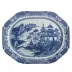 Blue Canton Platter Medium 13.5"