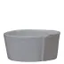 Lastra Gray Medium Serving Bowl 8.5"D, 3.5"H