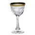 Lady Hamilton Goblet White Wine 24Kt Gold (Relief Decor) Clear 210 Ml