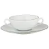 Monceau Black Cream Soup Saucer Diam 7.5 in