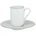 Monceau Black Espresso Saucer Diam 5.0 in