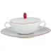 Monceau Red Cover For Cream Soup Cup Rd 4.7"