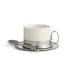 Tuscan Cappuccino Cup & Saucer with Spoon C: 5" H, S: 5.25" D 8 oz