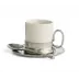 Tuscan Espresso Cup & Saucer with Spoon C: 2.25" H, S: 4" D 2.5 oz