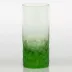 Whisky Set /1 Tumbler For Water Ocean Green Lead-Free Crystal, Cut Pebbles 400 Ml