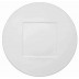Hommage American Dinner Plate Square Center Diam 10.6 in