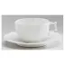 Corail White Coffee Cup & Saucer 3.87 Oz