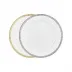 Plumes White/Platinum Tart Platter 31.5 Cm