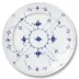 Blue Fluted Plain Dinner Plate 10.75"