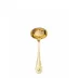 Medusa Gold Plated Sauce Ladle 7 in