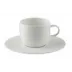 Magic Flute White Saucer High/Coffee 6 in (Special Order)