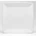 Loft White Salad Plate / Tray 9 in Square