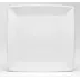 Loft White Dinner Plate / Tray Square 11 in