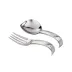 Living Monoportion Spoon & Fork Set, Gift Boxed 4 3/4 in 18/10 Stainless Steel