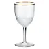 Royal Goblet Red Wine 24Kt Gold (Thin Line) Clear 360 Ml