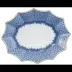 Blue Lace 12-Sided-Lobed Tray Small 6.5" x 8.25"