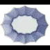 Blue Lace 12-Sided-Lobed Tray Large 9.25" x 11.5"