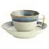 Indigo Wave Tea Cup & Saucer 3.75"