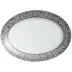 Salamanque Platinum White Oval Dish/Platter 41 in. x 30 in.
