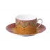 Dhara Red Tea Saucer (Special Order)