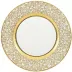 Tolede Gold White American Dinner Plate Round 10.6 in.