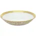 Tolede Gold White Coupe Soup Bowl Round 7.5 in.