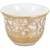 Tolede Gold White Zarf Gold Sake Cup Round 2.3 in.