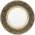Tolede Black/Gold American Dinner Plate Round 10.6 in.