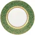 Tolède Or/Gold Green American Dinner Plate Diam 10.6 in