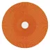 Tresor Orange Buffet Plate Coupe motive n°1 Round 12.6 in.
