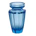 Eternity Vase Aquamarine Lead-Free Crystal, Cut 11.5 Cm
