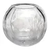 Globe Vase Clear Lead-Free Crystal, Cut, Engraving Coral Fish 27 Cm