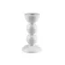 Bobbin White Candlestick Medium - 14cm