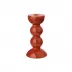 Bobbin Orange Candlestick Medium - 14cm