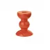 Bobbin Orange Candlestick Small - 10cm