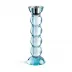 Icy Bobbin Blue Candlestick 23cm