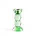 Icy Bobbin Green Candlestick 14cm