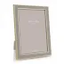 Gold Trim, Taupe Enamel Picture Frame 5 x 7 in